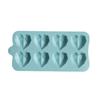 Fondant Mold Reusable Kitchen Supplies Easy To Clean Heart Shape Ice Cubes Biscuit Pastry Manual Baking Mould Convenient Decorative