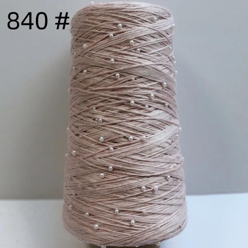 6 нитей мерсеризованного хлопка + жемчужная нить ручного плетения из чистого хлопка тонкая шерстяная нить для вязания крючком бисер своими руками ручного плетения