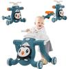 Baby Walker First Step 3 In 1 Sit-To-Stand Learning Walker Multifunctional Baby Push Along Walker Kids Activity Center
