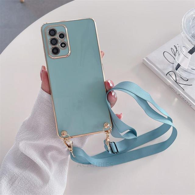 Для Redmi Note 12s Силиконовый чехол из ТПУ с покрытием для Xiaomi Redmi Note 12 Pro Plus Turbo Note12 12T 11T Pro 11s, ожерелье через плечо, шнур, ремешок, мягкий чехол