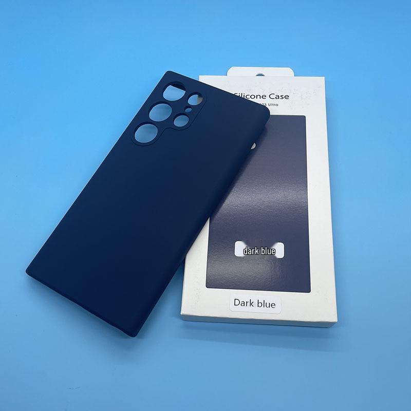 Чехол для телефона Samsung S25Ultra из жидкого силикона с полным покрытием - Защитный чехол S23 с ощущением кожи
