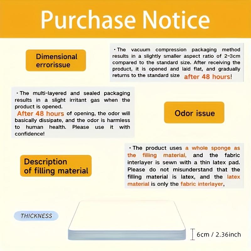 Дышащий трикотажный губчатый наматрасник - прохладный латекс и пена с эффектом памяти, складной, идеально подходит для дома, общежитий, арендованных домов, кемпинга, использования в автофургонах, только для локальной чистки
