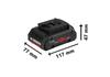 Batterie PROCORE 18V 4.0Ah Professional en boîte carton - BOSCH - 1600A016GB