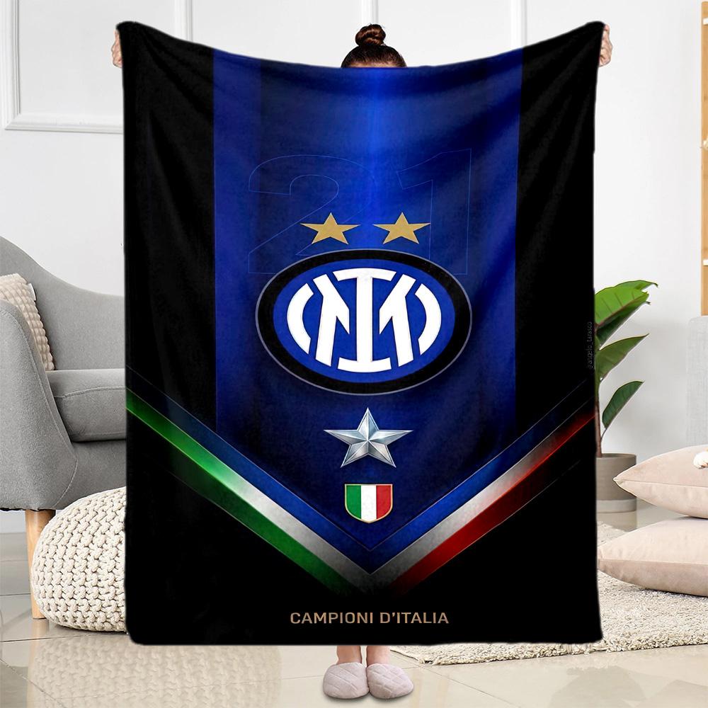 Inter Milan Blanket Soft Warm Cozy Great For Livingroom Chair Office Chair Allseason Use Warmthful Decor Ideal Gift For Friends Family Couples Picnic