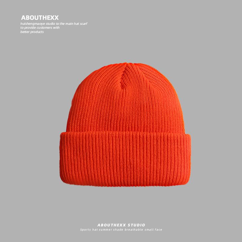 Ear Protection Warm and Cold Proof Knitted Hat  Large Head Circumference  Face Showing Small Wool Blended Japanese Cold Hat for Men