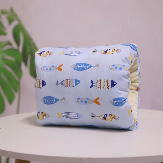 Baby Nursing Arm Breastfeeding Pillow Soft Breathable Fabric Machine Washable Non-Fading Cartoon Print Cozy Cradle Arm Pillow