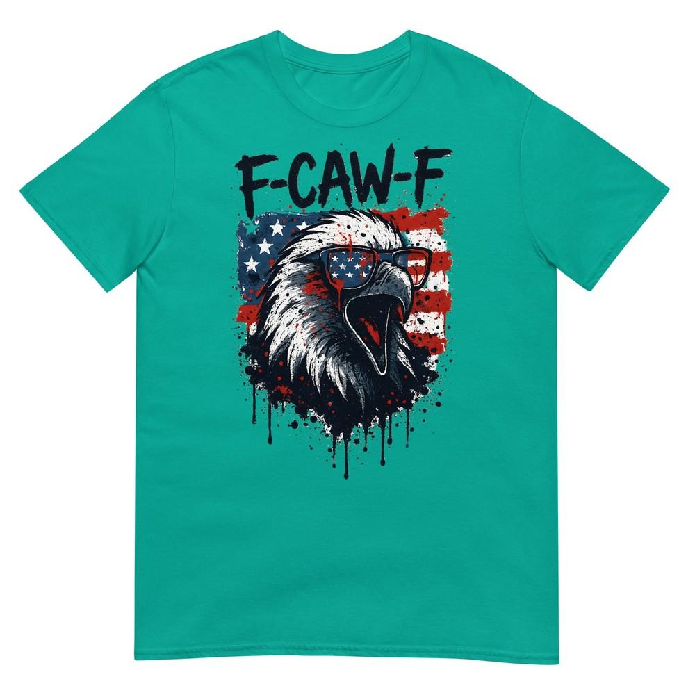 Футболка Fcawf Орел Птица Флаг США Патриотическая Забавная Четвертое Июля