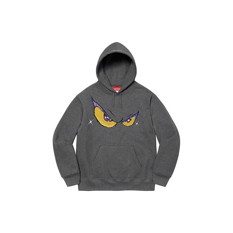 Supreme Eyes Hooded Sweatshirt 'Black Red' Men's SUP-FW21-162