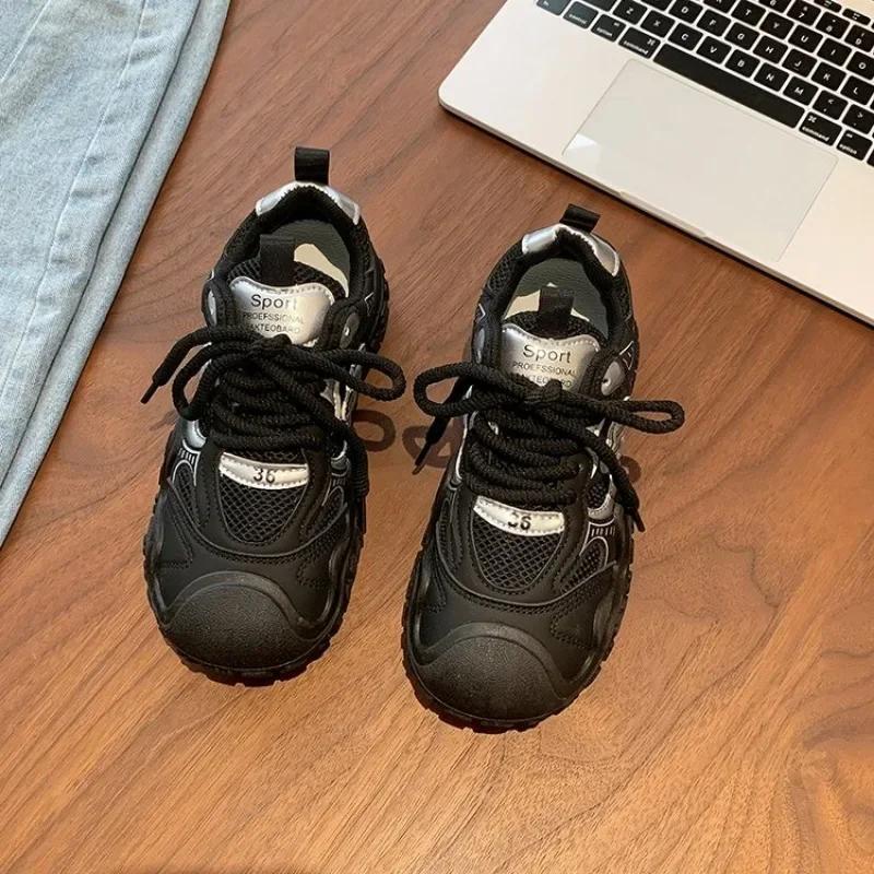 Мода 2024 года, новые, высокие, внешний вид, иностранный стиль, удобные, нескользящие, дышащие, спортивные, износостойкие женские туфли Zapatillas De Mujer