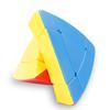 Custom Pyraminx Cube White Red Lightweight Adjustable Pyramid
