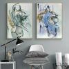 Abstract Nude Women and Man Canvas Painting Modern Posters and Prints Wall Art Picture for Living Room Decor Cuadros