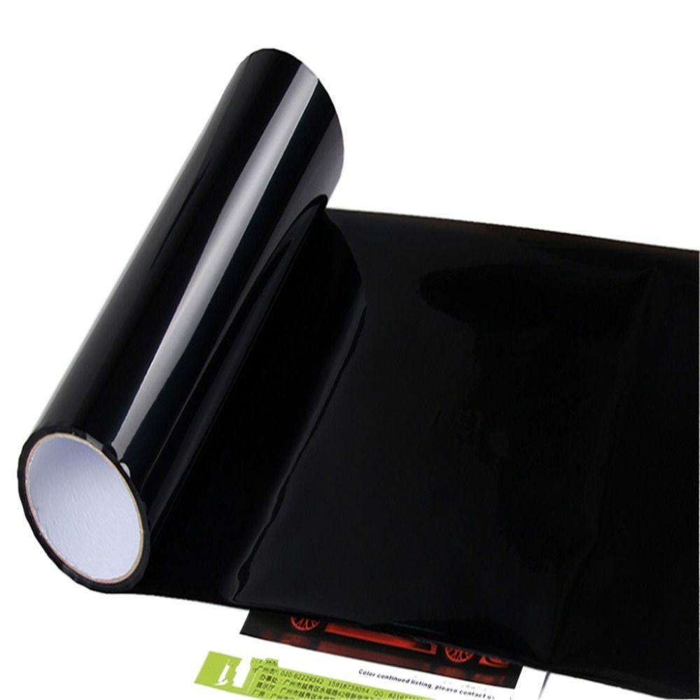 Vinyl Film Car Headlight Lamp Film Self-Adhesive Tailing Moulding Foil Fashion Fog Lamp Sticker