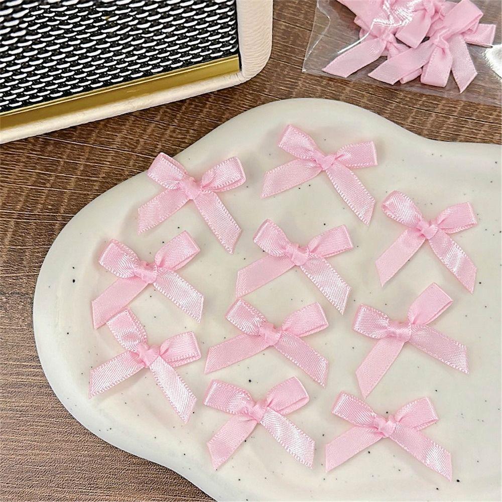 10pcs Hairpin Hair Clip Accessories Handmade Craft Ribbon Bow Accessories Cute Package Decoration
