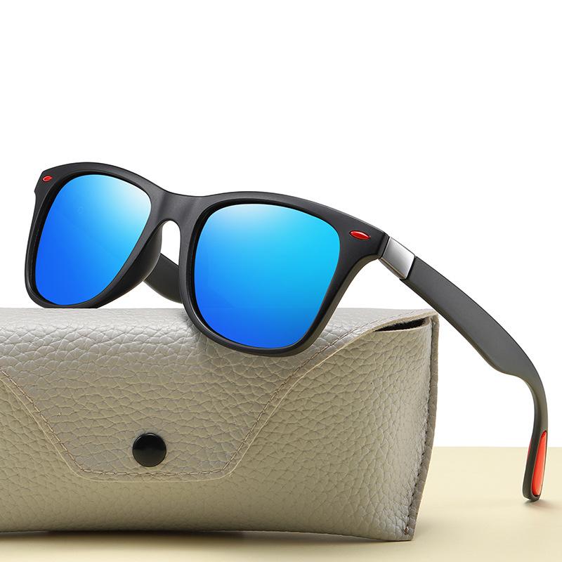 Поляризованные Солнцезащитные Очки Мужские UV400 Квадратные Женские Поляризационные Очки Классический Ретро Дизайн Бренда Водительские Солнцезащитные Очки