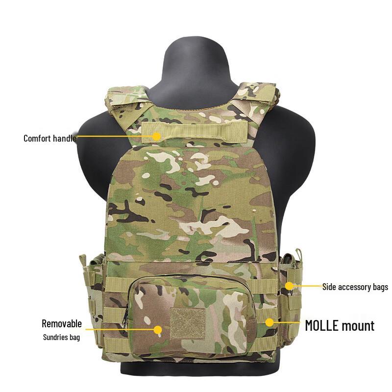 Camouflage Quick-Release Tactical Vest
