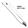 Motorcycle Universal Antenna ABS Aluminum Radio Audio Aerial Simple Install Robust Accessory for Cross Country