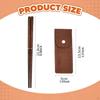 Travel Chopsticks Portable Cutlery Foldable with Carrying Pouch, Outdoor Utensils for Picnic