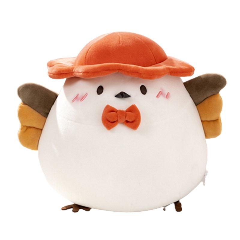 Cute Long-tailed Mountain Sparrow Plush Toy For Kids Soft And Fluffy Gift