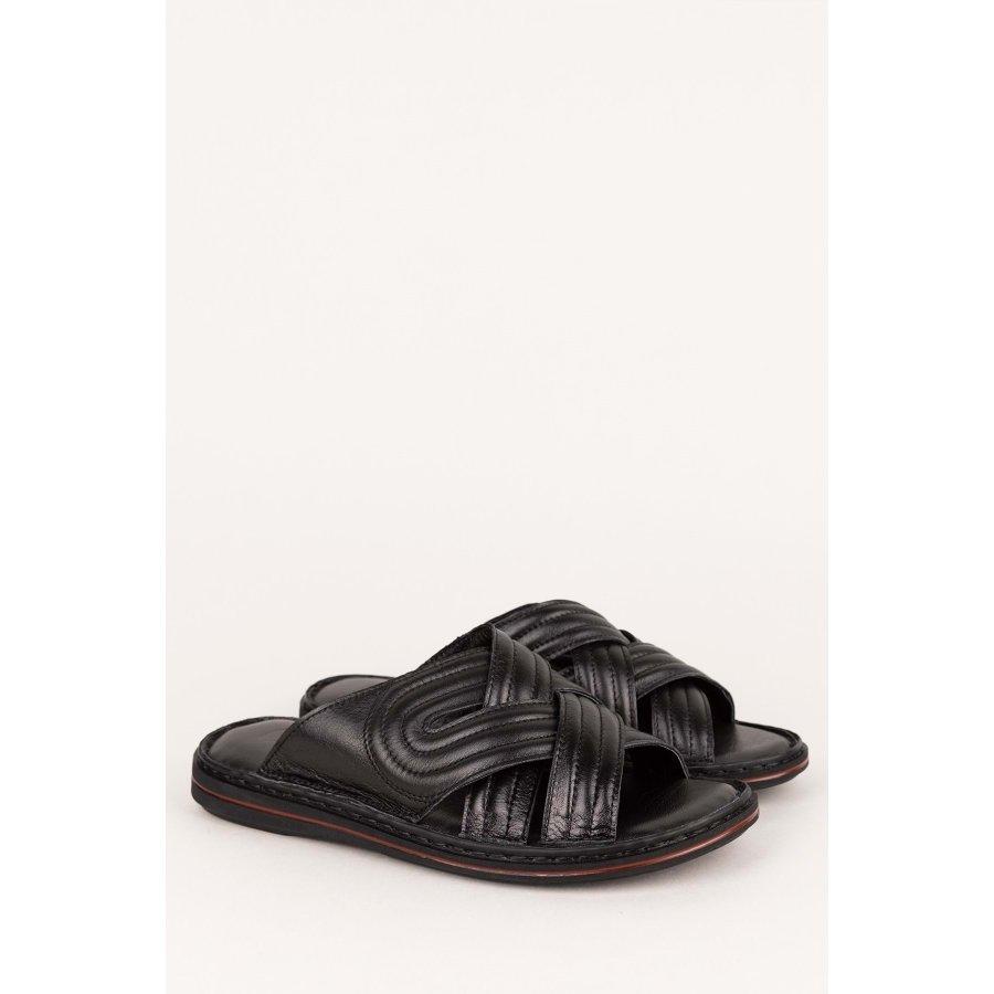 Мужские повседневные тапочки из натуральной кожи