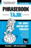 Книга English-Tajik Phrasebook and 3000-word Topical Vocabulary : 284