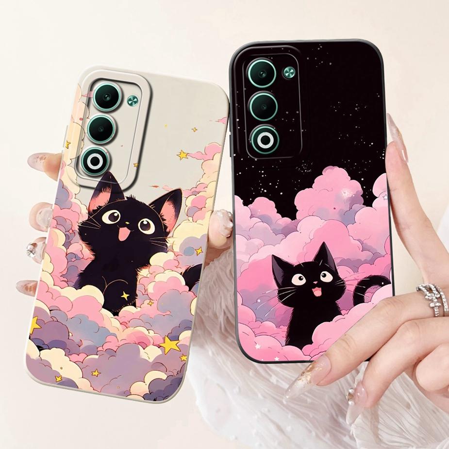For Oppo A5 5G Case CPH2735 Cute Cartoon Luxury Painted Cover Soft TPU Phone Case For Oppo A5 Pro A5Pro 5G CPH2695 Fundas Bumper
