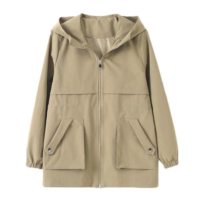 Women Cotton Padded Warm Coat Autumn Winter Hooded Loose Plus Size Casual Windbreaker Coat