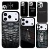 Чехол Case для iPhone 17 Air 16 Pro Max 15 Plus 11 13 Mini 14 12 Задняя крышка телефона Узор с цитатами про любовь и техно-музыку