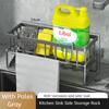Kitchen Stainless Steel Sink Drain Rack Sponge Storage Faucet Holder Soap Drainer Towel Rack Shelf Organizer Kitchen Accessories
