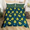 Avocado Bedding Set Full Queen Galaxy Comforter Cover for Kids Teen,Kawaii Fruit Duvet Cover Cartoon Tropical Food Bedroom Decor
