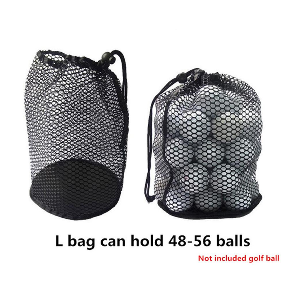 Net Nylon Carrying Bag 16/32/56 Ball Golf Mesh Bag Golf Ball Bags Golf Storege Bag Drawstring Pouch