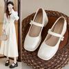 Туфли на толстом каблуке женские 2025 осень новые весна и лето ципао с платьем Мэри Джейн женские одинарные туфли