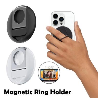 Для Apple iPhone 14 13 MagSafe Macbook iPad крепление для камеры непрерывности подставка магнитное кольцо с пряжкой для мобильного телефона держатель кронштейн