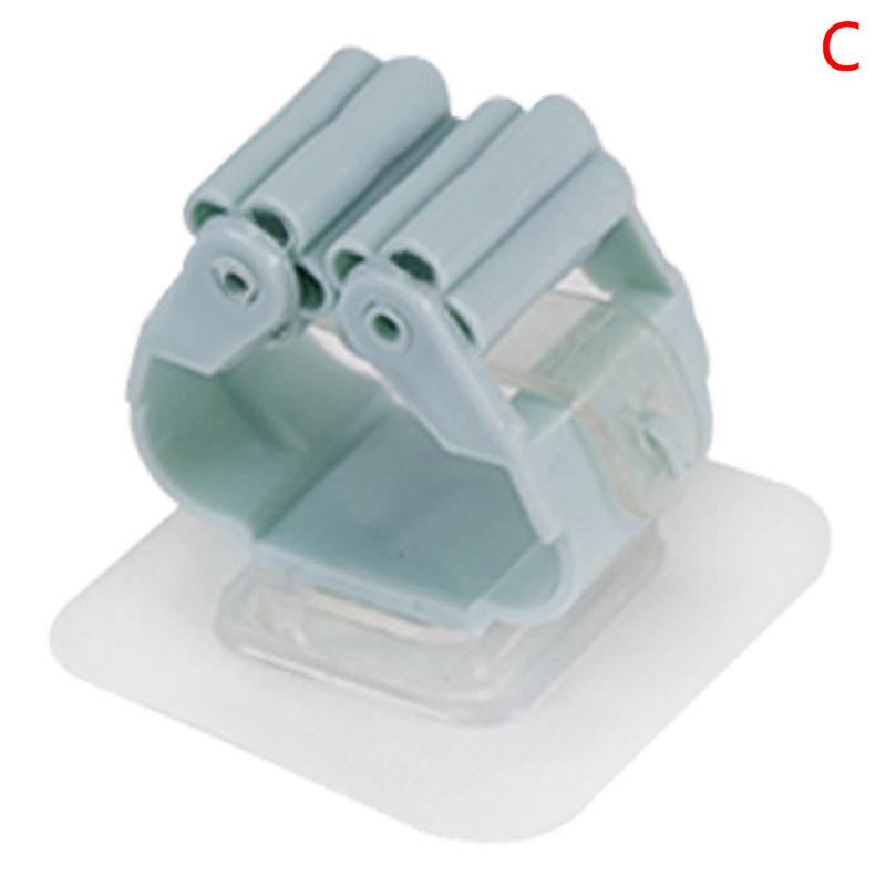 Настенный зажим для швабры, держатель для швабры, вешалка для щеток, стеллаж для домашнего хранения, крючки для ванной комнаты