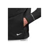 Nike Мужская куртка на молнии с однотонным принтом логотипа, черная DN1954-010
