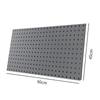 Настенный органайзер Pegboard, настенная панель Pegboard, металлическая, экономящая пространство, универсальная, 35,43 дюйма x 17,72 дюйма, организация гаража для мастерской