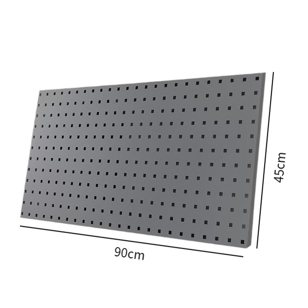 Настенный органайзер Pegboard, настенная панель Pegboard, металлическая, экономящая пространство, универсальная, 35,43 дюйма x 17,72 дюйма, организация гаража для мастерской