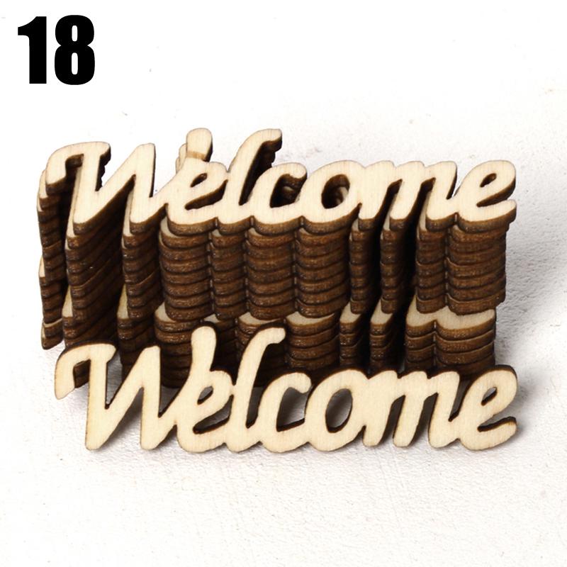 15 шт. украшения для дома, деревянные птицы, поделки для жениха, сделай сам, настольные конфетти, разбросанные любовные семейные письма