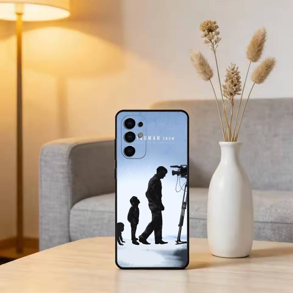 Чехол для телефона T-The T-Truman S-Show Черный Силиконовый Мягкий Для Samsung S25,S24,S21,S22,S23,S30,Ultra,S20,Plus,Fe,Lite