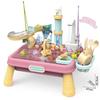 Playing House Children'S Electric Water Pressure Lift Dishwasher Kitchen Wash Basin Set Fishing Water Toy
