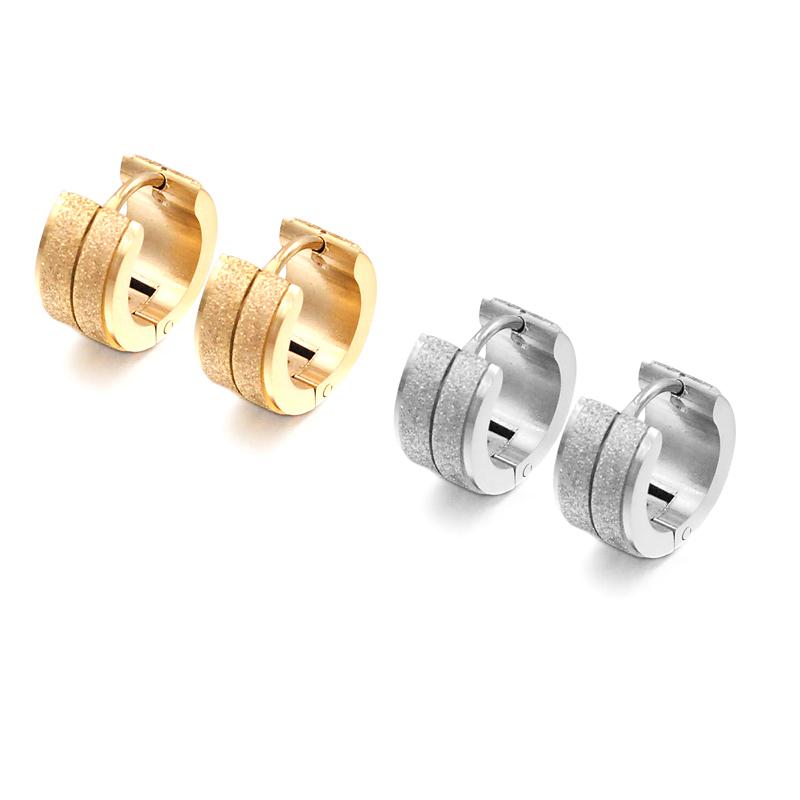 Wedding Women Punk Rock Metal Stud Earrings Classical Jewelry Fashion Men Accessories