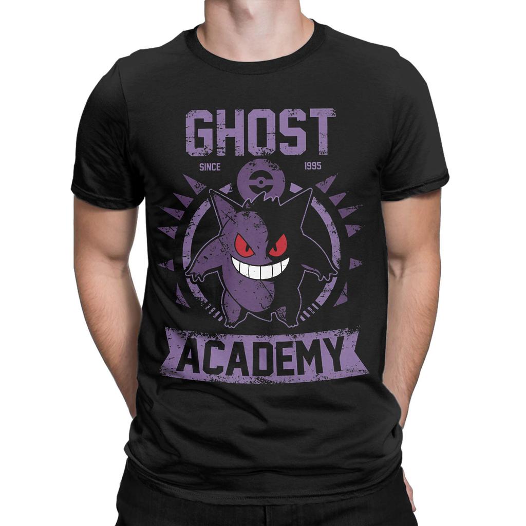 Футболка Ghost Gym для мужчин, хлопковая футболка Gengar Kaiju в японском стиле, карманная футболка с коротким рукавом, идея для подарка
