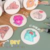 Детский набор губок для 3D-рисования с мультяшной текстурой, DIY