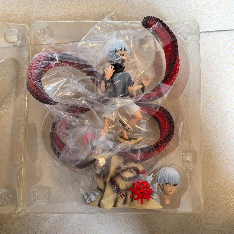 Фигурка Tokyo Ghoul Q Version с двумя головами Канеки Кена для украшения автомобиля