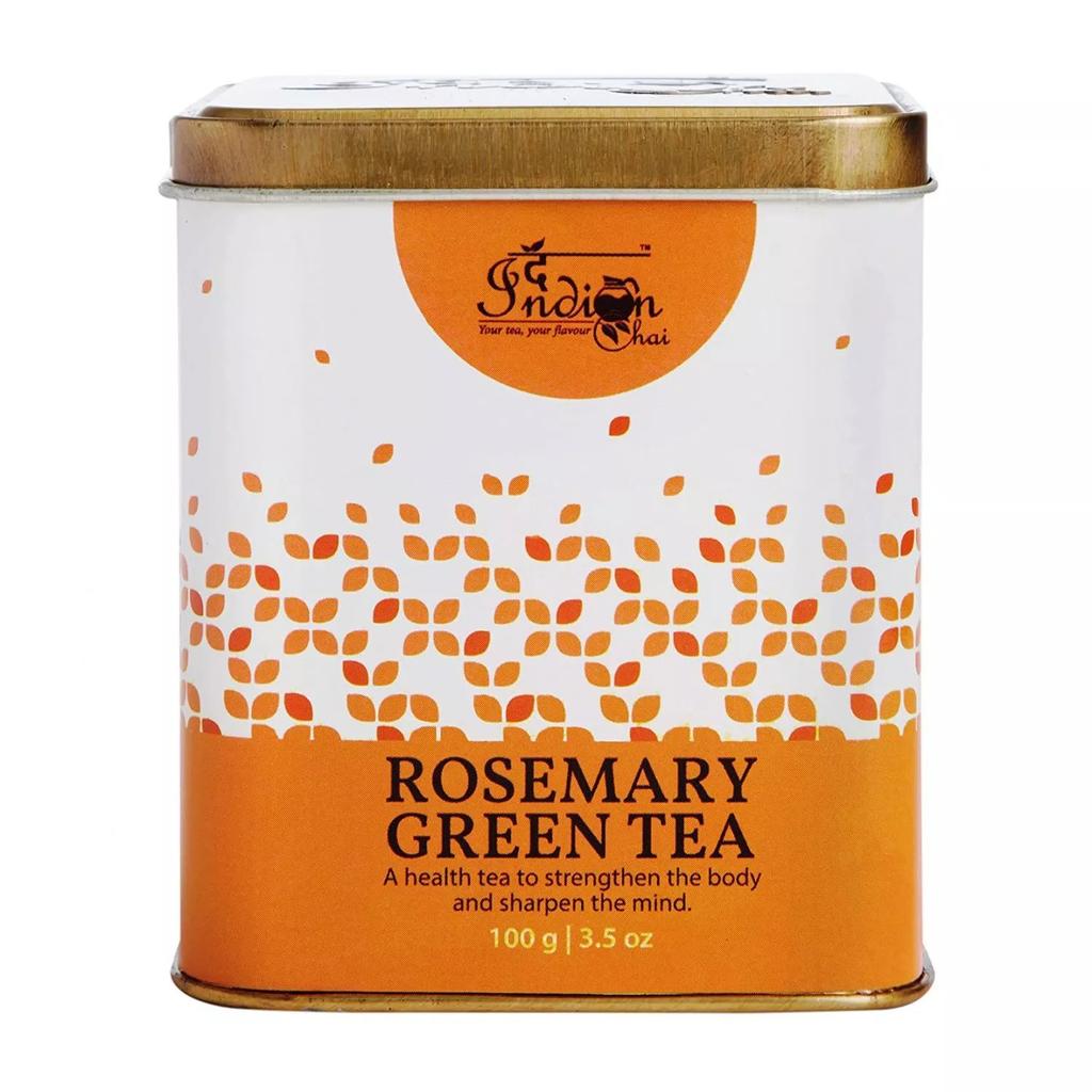 Green Tea with Rosemary (100 G), Rosemary Green Tea, Indian Chai