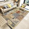 Ethnic Style Retro Carpet for Living Room American High-end Luxury Bedroom Decoration Rug Non-slip Lounge Coffee Table Mats
