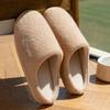 2025 новые высококачественные хлопковые тапочки осень-зима для дома, вельветовые теплые тапочки на толстой подошве, нескользящие, пушистые
