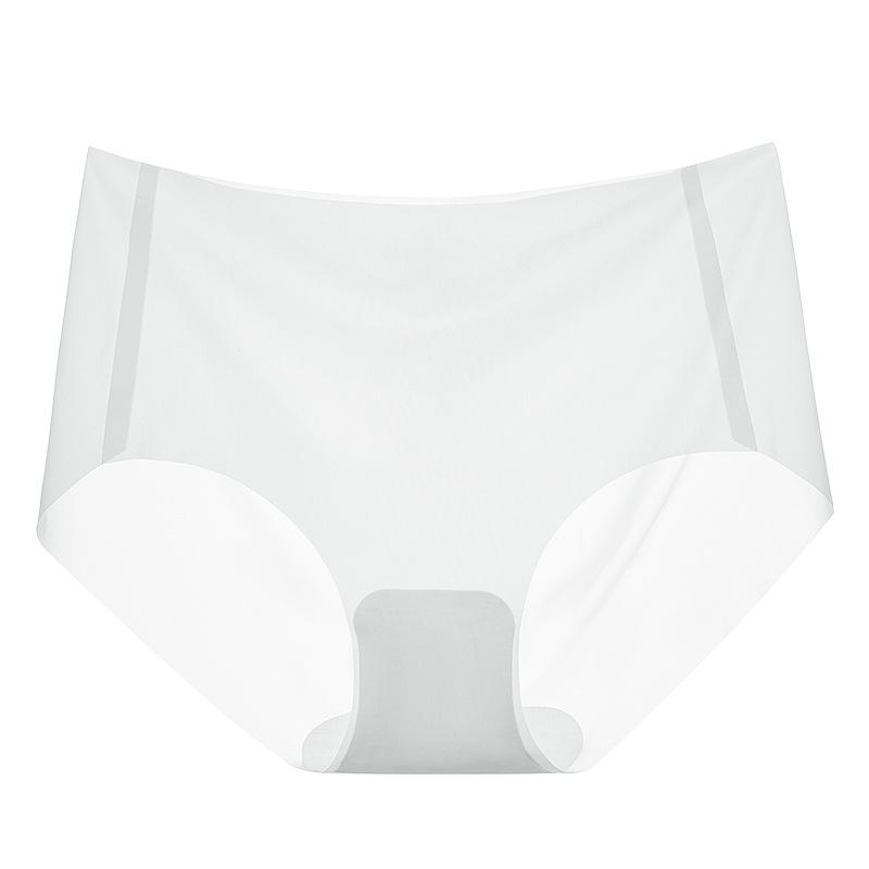 Facial Mask Pants Summer Thin Underwear Women's Seamless Ice Silk Female Underwear Summer Ultra-thin Quick Drying Summer Briefs Women