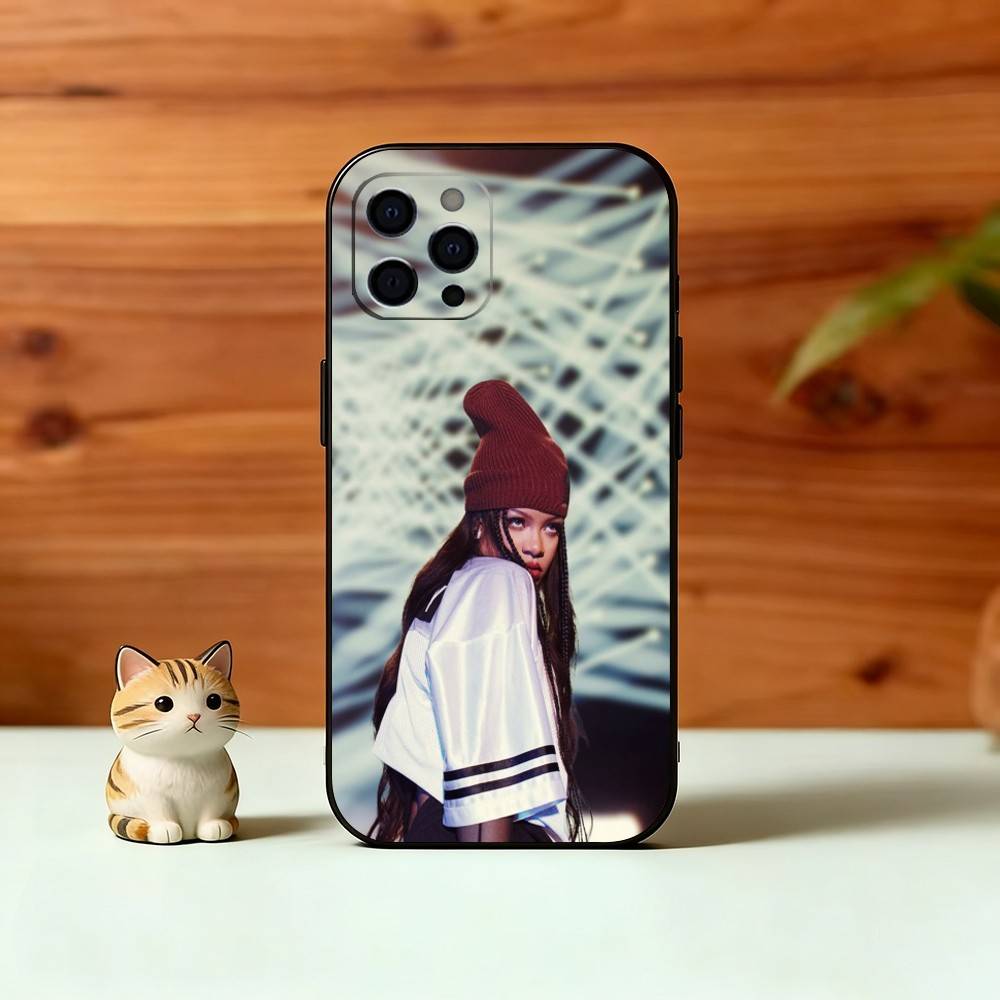 R-Ri L-Loud Чехол для телефона iPhone 17, 16, 15, 14, 13, 12, 11 Plus, Pro Max, Другие Мягкий черный чехол