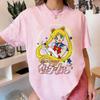 2026 Sailor Moon Anime Childrens T Shirt Women Unisex Short Sleeve Tee Loose Casual Tops Summer Y2k Cartoon Graphic Tee Streetwear