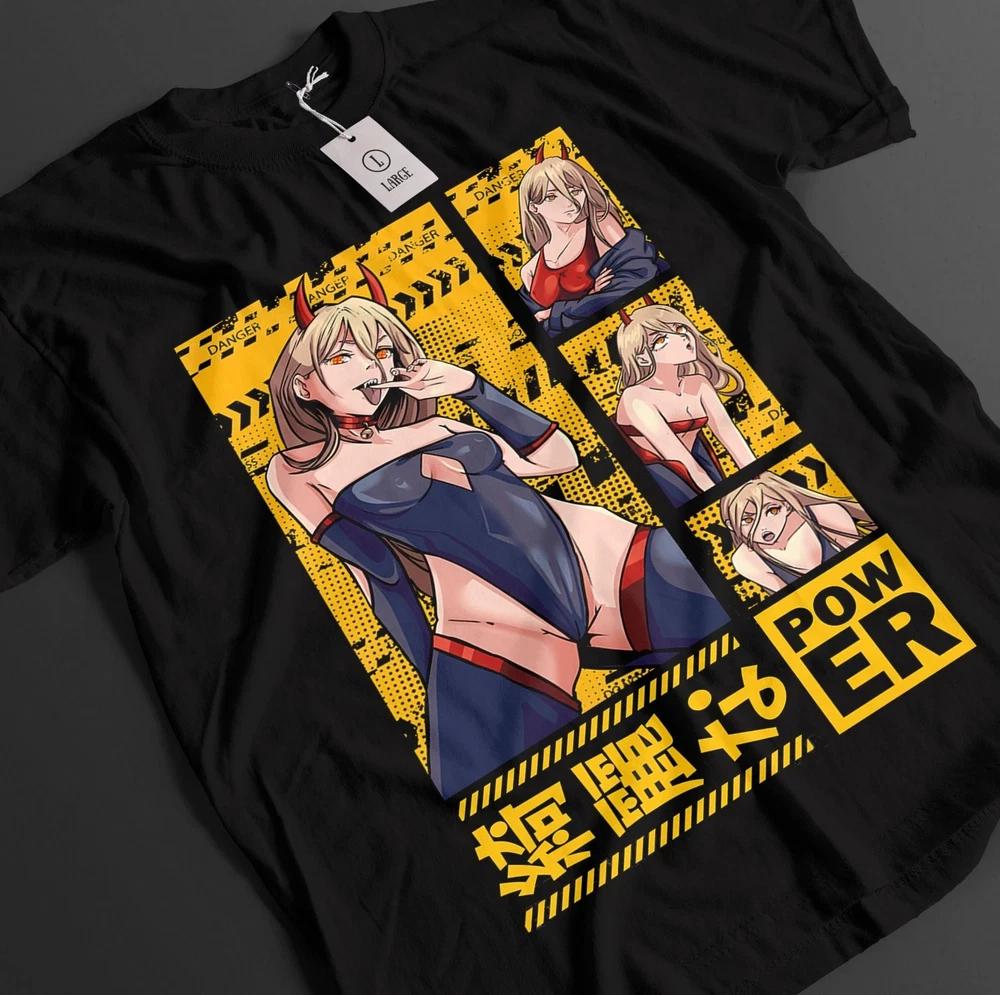 Chainsaw Unisex Shirt Power Tshirt Denji Tshirt Aki Asa Anime Makima Unisex Tee
